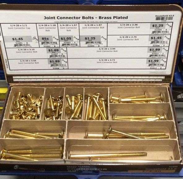 Connector Bolts and Cross Dowels Sherwood Auctions