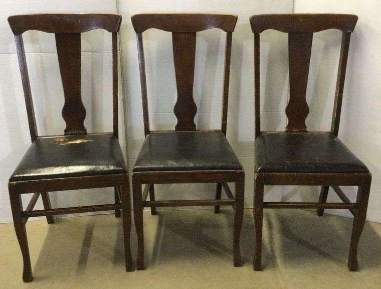 3 Vintage Kitchen Chairs Sherwood Auctions