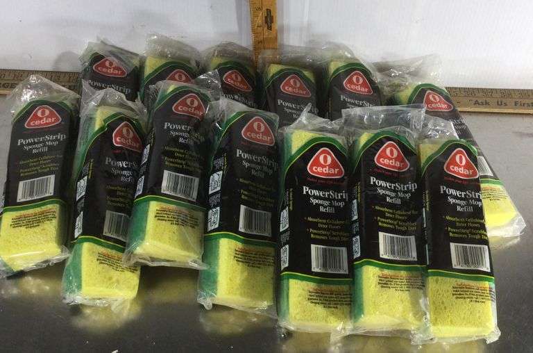 O Cedar Power Strip Sponge Mop Refills Sherwood Auctions