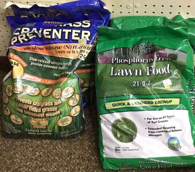 Lawn food and fertilizer Sherwood Auctions