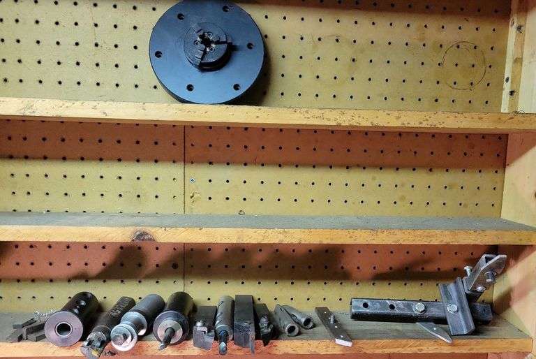 Lathe Holders, Chucks and Tools Sherwood Auctions