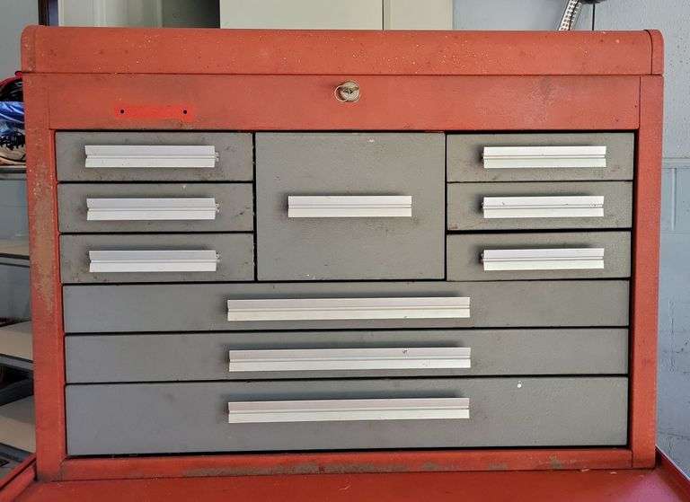 Kennedy 10 Drawer Tool Chest w/ Key Sherwood Auctions