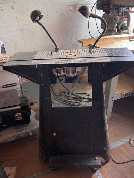 Craftsman Router & Router Table - Sherwood Auctions