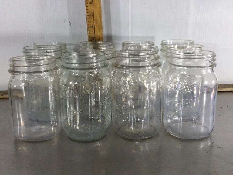 1 Dozen Pint Canning Jars Sherwood Auctions