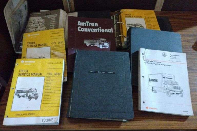 International Truck Service Manual, Engine Parts Catalog, Training