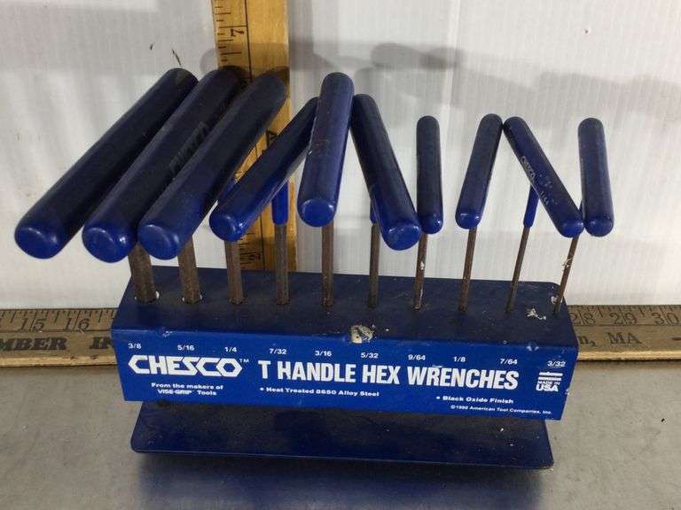 Chesco T Handle Hex Wrench Set, Hair Dryer, Sheffield All Purpose Tool