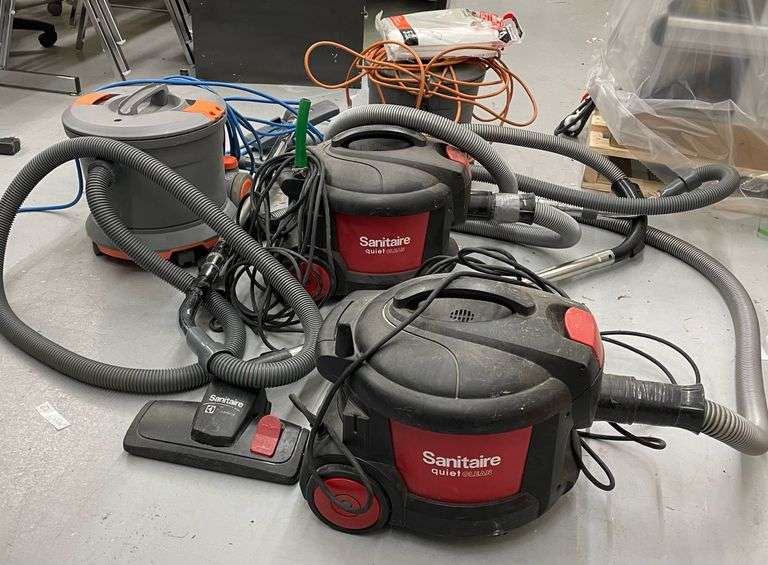 Sanitaire Vacuums, Sanitaire Vacuum Bags + Hoover Commercial Vacuums