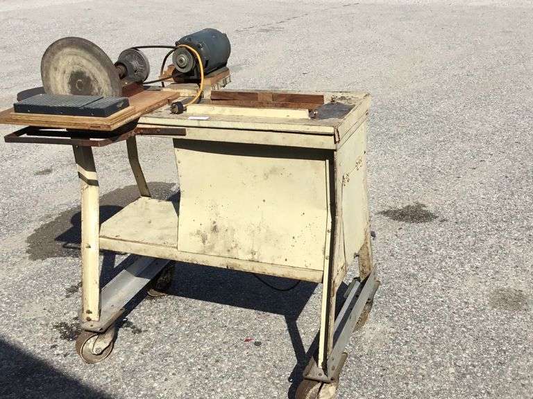 Sanding Wheel Table Sherwood Auctions