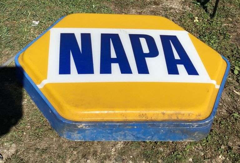 NAPA Sign Sherwood Auctions