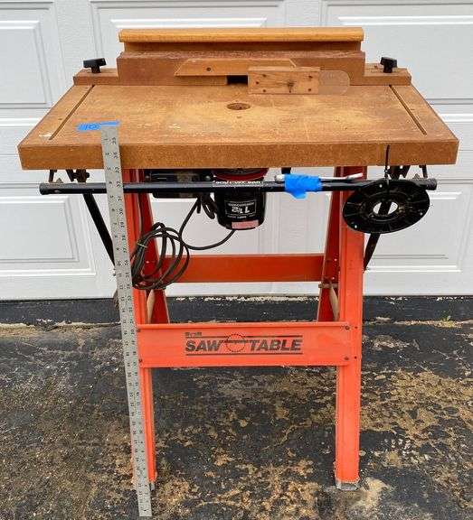 Hirsh Saw Table w/ Sears Craftsman 1 1/2 hp Router Sherwood Auctions