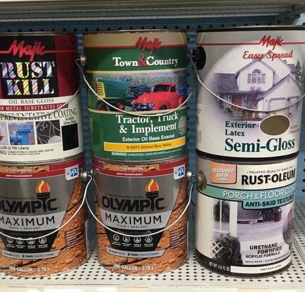 Paint Gallons Sherwood Auctions