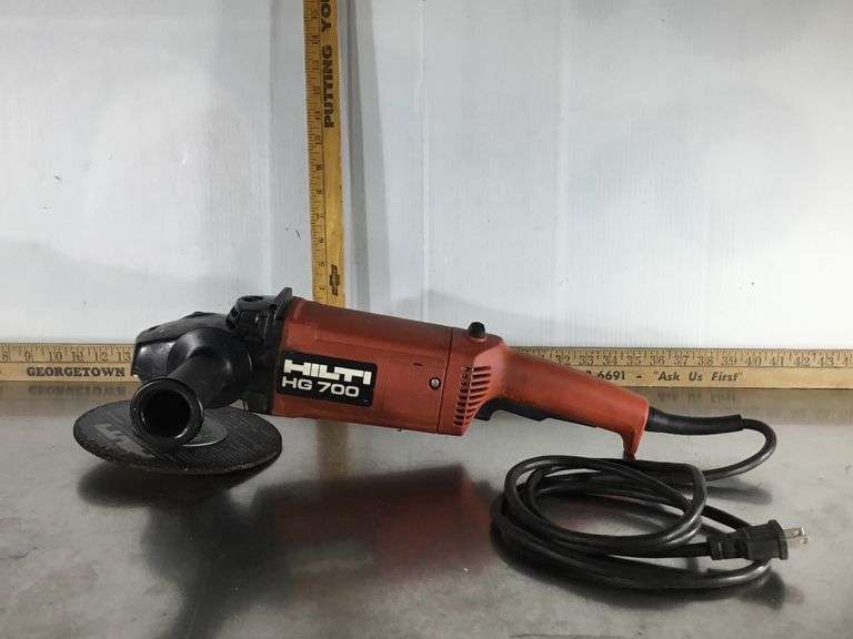 Hilti HG 700 Hand Grinding Wheel Sherwood Auctions