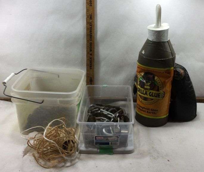 Scaffolding Pins, Nails, Gorilla Glue Inflatable Sherwood Auctions