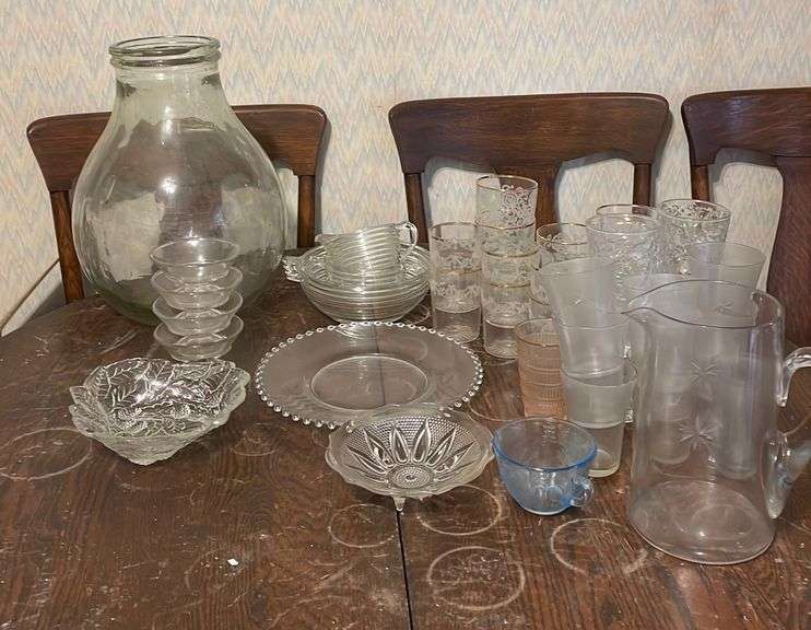 Assorted Clear Glassware Sherwood Auctions