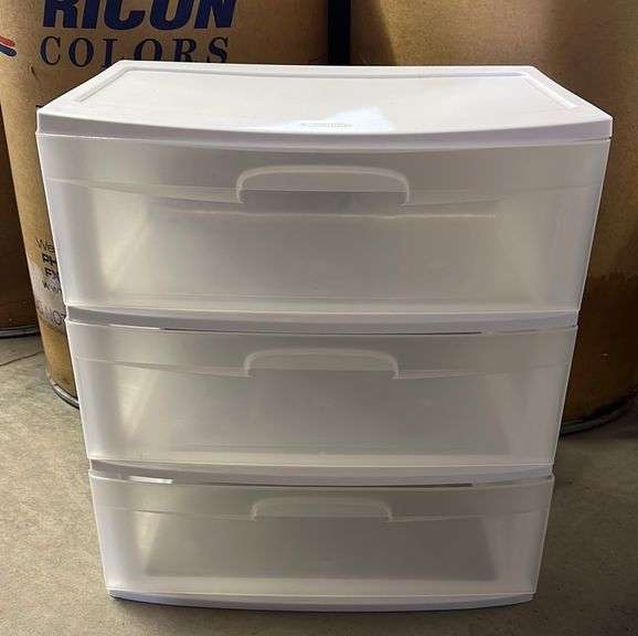 Plastic Storage Drawers Sherwood Auctions