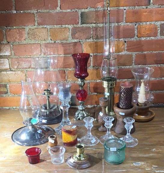 Assorted candle Holders Sherwood Auctions