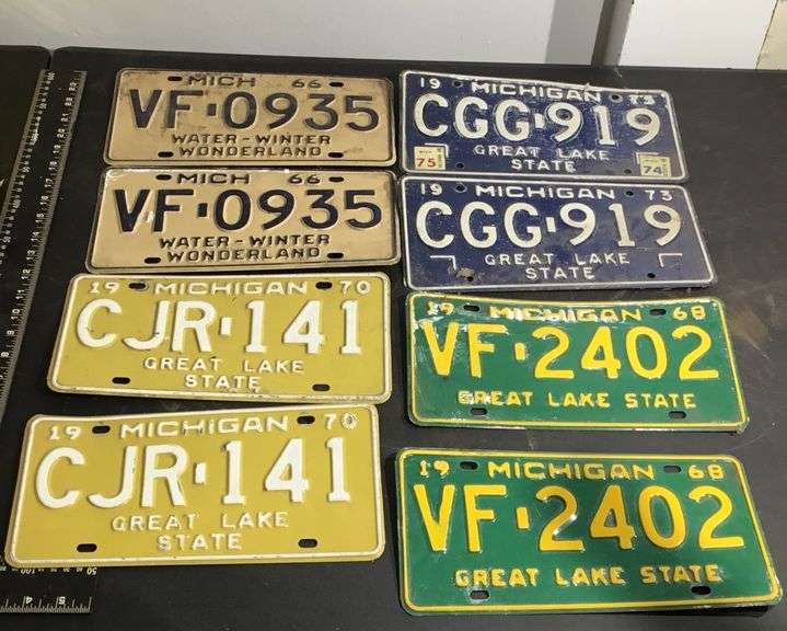 Vintage License Plates Sherwood Auctions