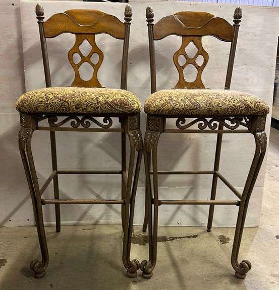 Two Matching High Top Chairs Sherwood Auctions