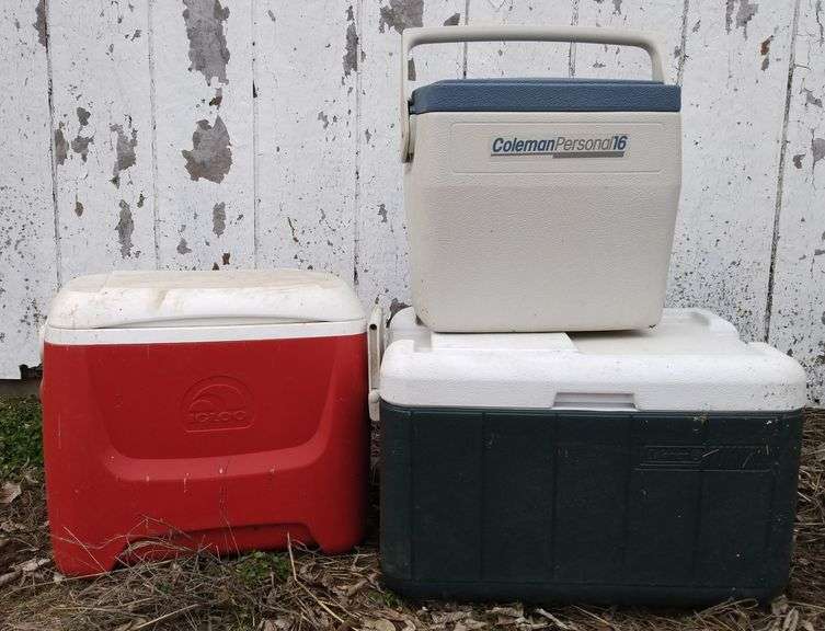Coleman + Igloo Coolers Sherwood Auctions