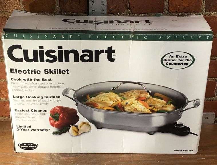Cuisinart Electric Skillet NEW In Box Sherwood Auctions