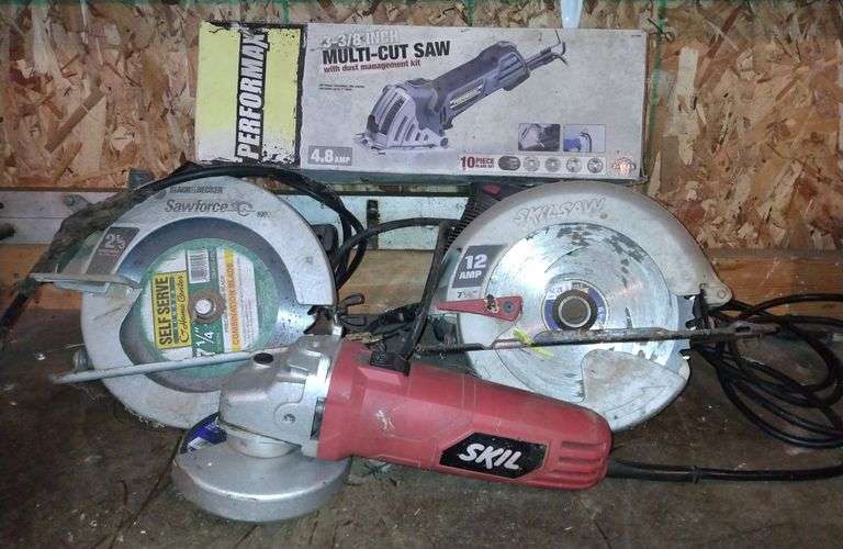 Black & Decker Sawforce 109, Skilsaw 5380, Skil 9295 Grinder