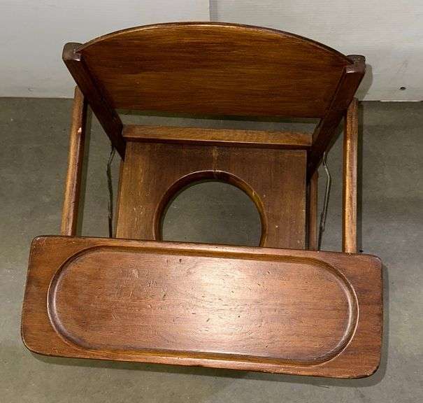 Antique Wooden Potty Seat Sherwood Auctions