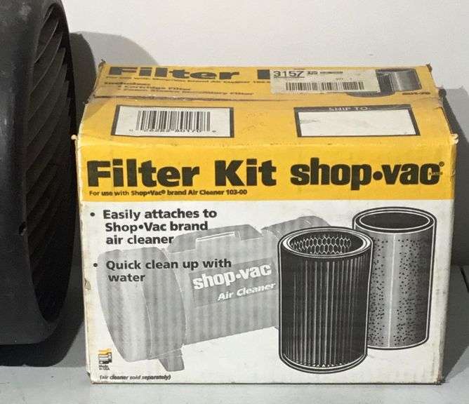 ShopVac Air Cleaner Model AC235A With New Filter Kit Has Power When