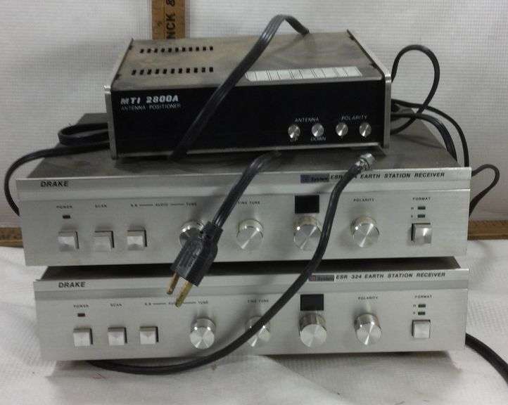 Drake Earth Station Receivers and MTI 2800A Antenna Positioner