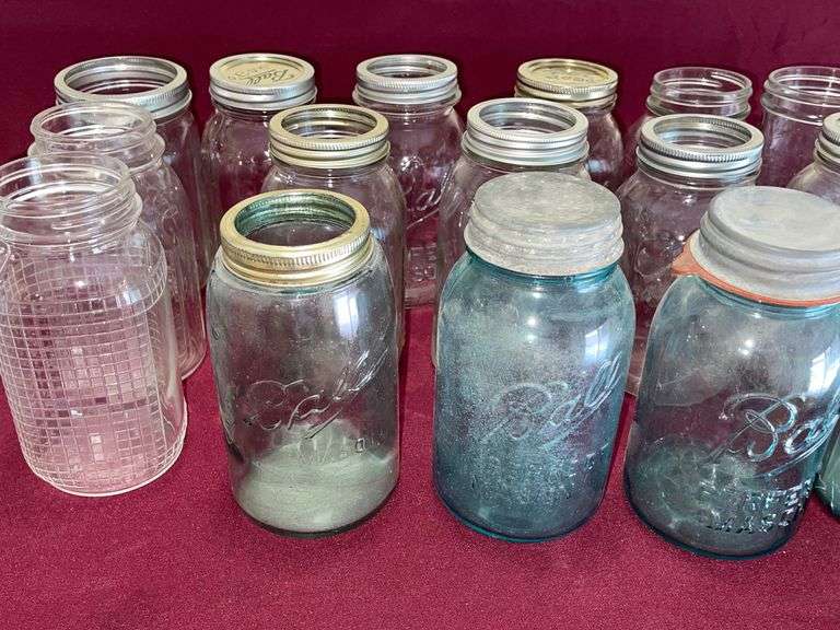 25 Quart Size Ball & Kerr Canning Jars Sherwood Auctions