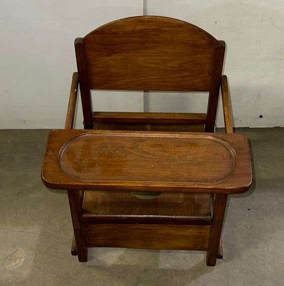 Antique Wooden Potty Seat Sherwood Auctions