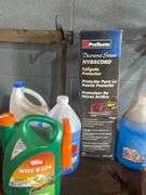 Windshield Washer Fluid, Tailgate Protector, 2 Breaker Boxs Crowbar, and 2 Bike Racks