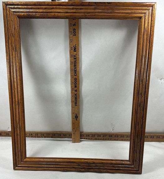 Wooden Frame Without Glass Sherwood Auctions