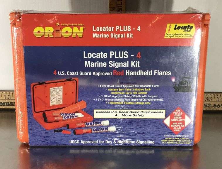 NEW! Locator PLUS 4 Marine Signal Kit Sherwood Auctions