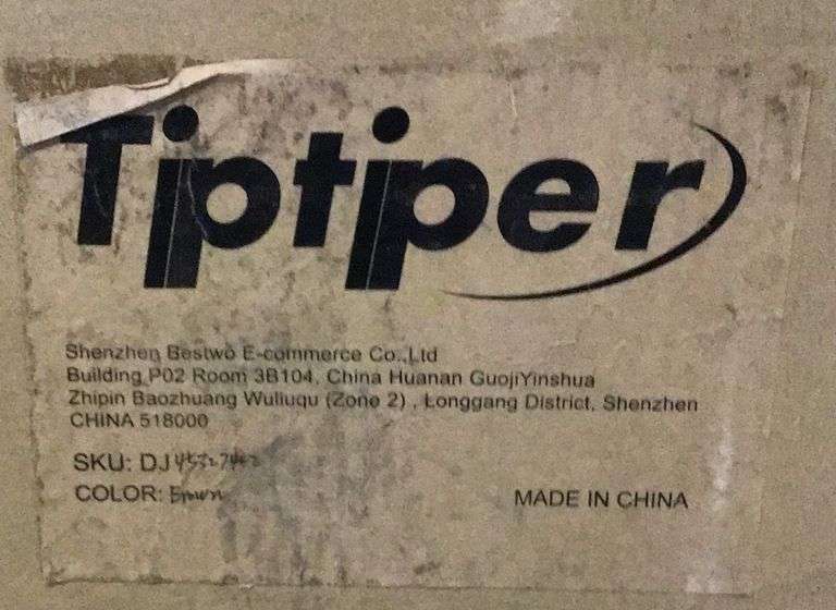 NEW IN BOX! Dark Wood Vanity Mirror Sherwood Auctions