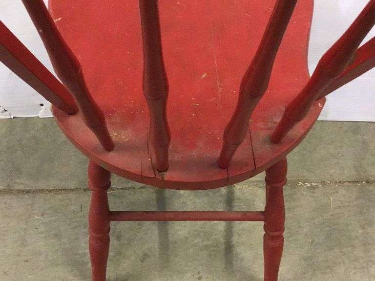 Vintage Red Kitchen Chair Sherwood Auctions