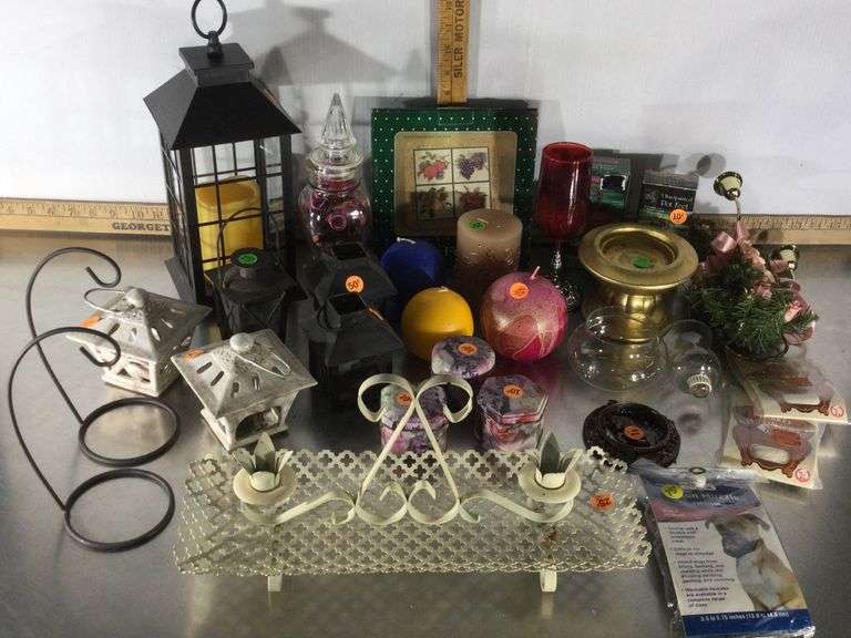 Candles and Candle Holders Sherwood Auctions