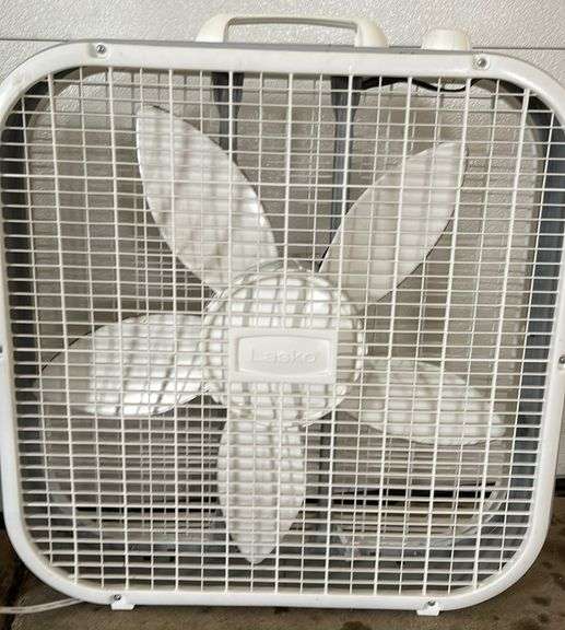 Lasko & Essential Home Box Fans Both Have Power Sherwood Auctions