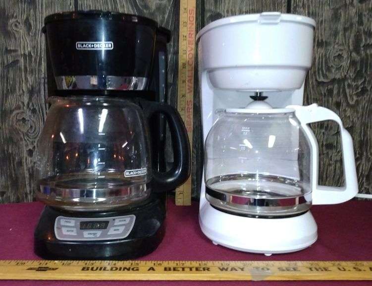 Black + Decker 12 Cup Coffee Maker + Walmart 12 Cup Coffee Maker