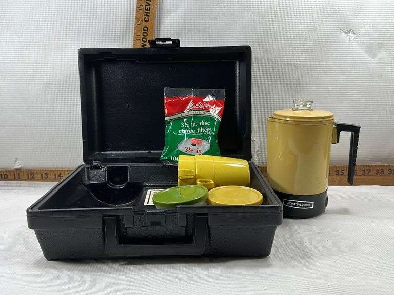Empire Traveling Coffee Pot Kit Sherwood Auctions