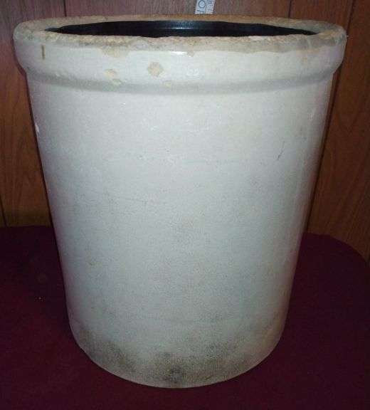 Blue Crown 6 Gallon Stoneware Crock Sherwood Auctions