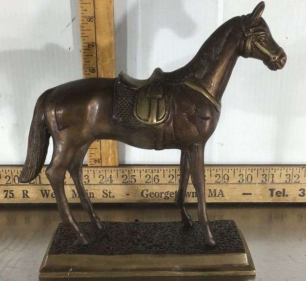 Metal Table Top Horse Statue Sherwood Auctions