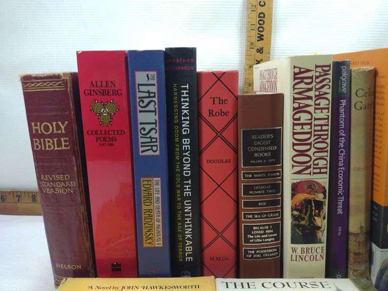 Nice Collection of History, Readers Digest, sters Dictionary, Novels