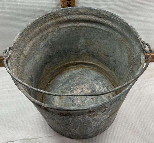 Galvanized Bucket Sherwood Auctions