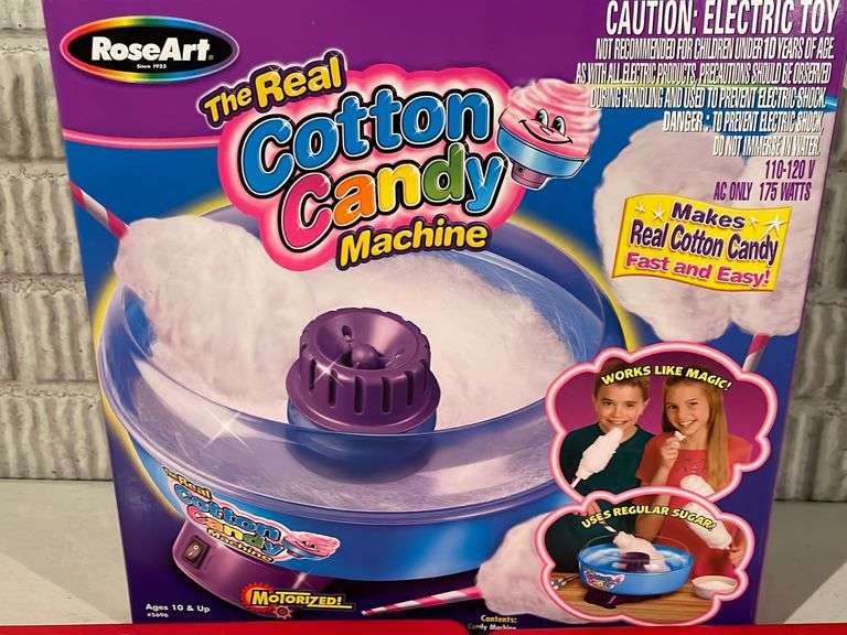 Rose Art "The Real Cotton Candy Maker" New in Box w/ 2 Magna Doodles