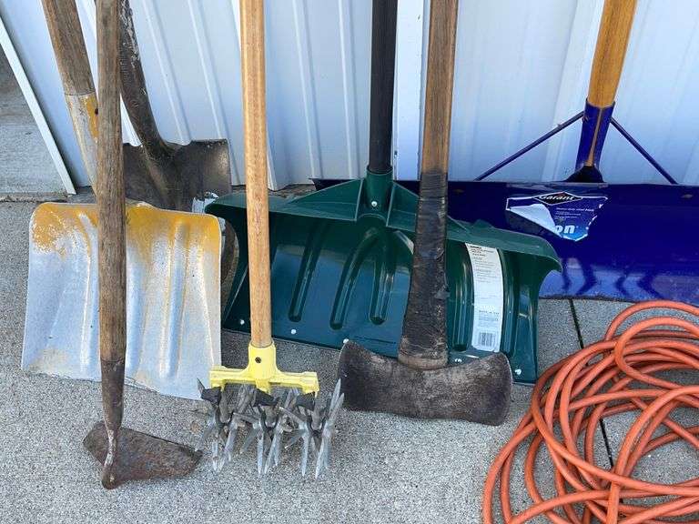 Extension Cords, Jumper Cables, Yard & Garden Tools, Snow Shovels