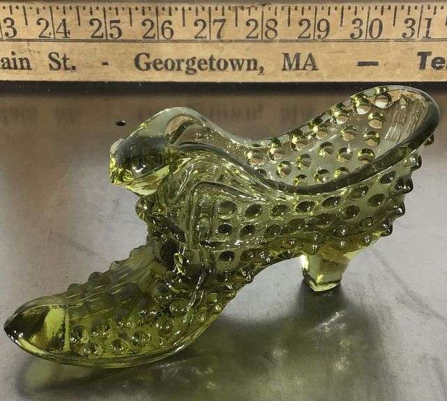 Glass Shoe Ornament Sherwood Auctions