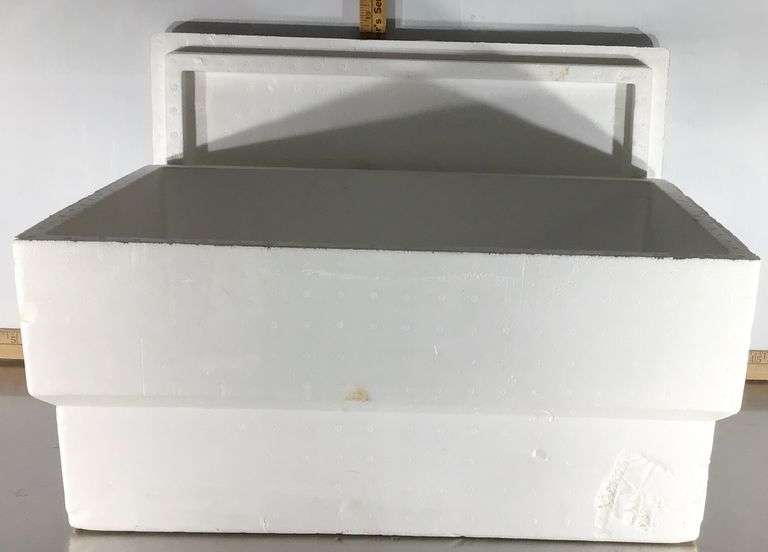 Styrofoam Fish Cooler Sherwood Auctions
