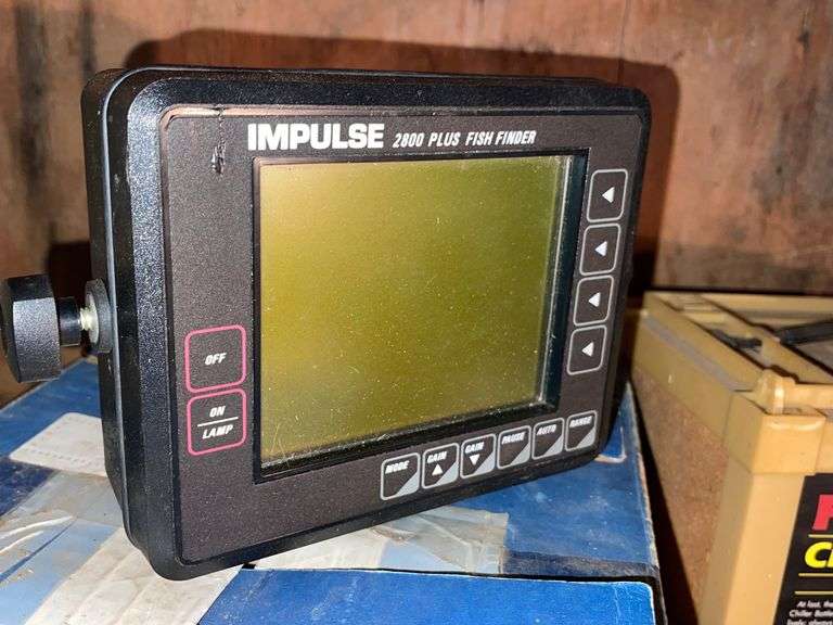 Impulse 2800 Plus Fish Finder, Crawler Crib, Anchors & Boat Seat Base