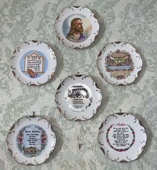 Six Christian Decorative Plates Sherwood Auctions