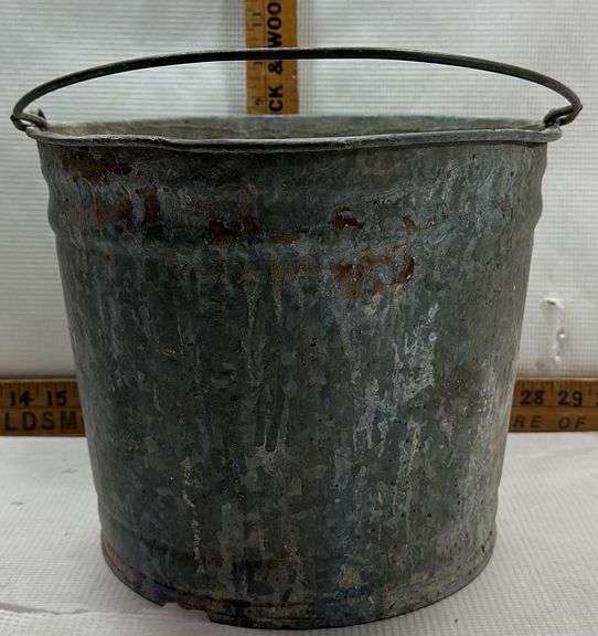 Galvanized Bucket Sherwood Auctions